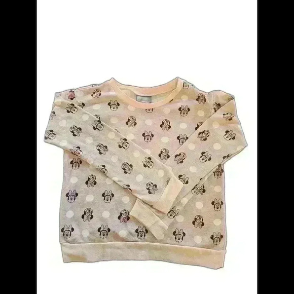 Cute Minnie Mouse Polka Dot Sweatshirt - Picture 1 of 4